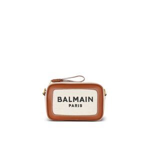 Balmain Brown Cotton Shoulder Women's Bag